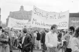 Demonstration in Halle, 23.10.1989