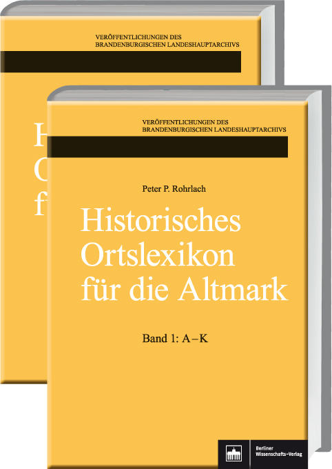 Abbildung Cover Historisches Ortslexikon für die Altmark