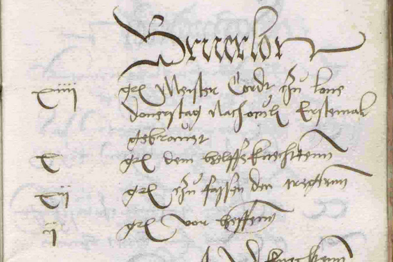 Abbildung Cop., Nr. 1526b, fol. 14r: Rechnungsbuch des Weißfrauenklosters Erfurt aus dem Jahr 1515. Mit Klick zur vollständigen Meldung gelangen.